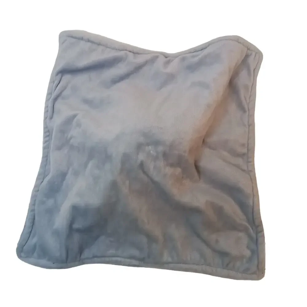 Carters Puppy Dog Baby Lovey Stuffed Toy Brown Blue Security Blanket Fleece - Picture 5 of 6